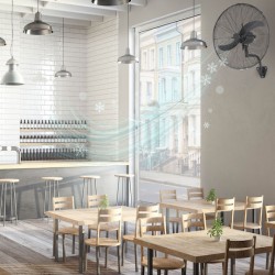 ΑΝΕΜΙΣΤΗΡΑΣ ΤΟΙΧΟΥ ΕΠΑΓΓΕΛΜΑΤΙΚΟΣ ΜΕ ΧΕΙΡΙΣΤΗΡΙΟ SILIFO SF3065 65CM 200W